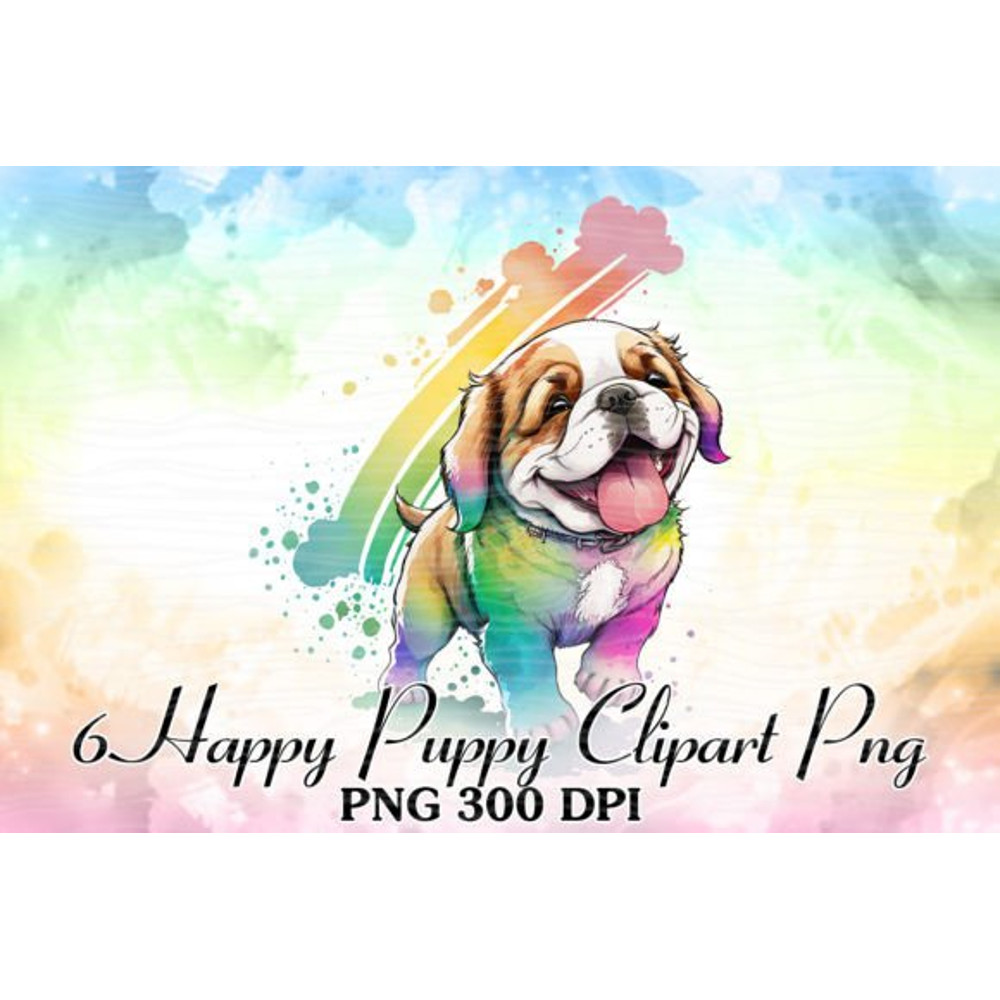 Rainbow-Happy-Puppy-Watercolor-Clipart-Graphics-59973882-2-580x387.jpg
