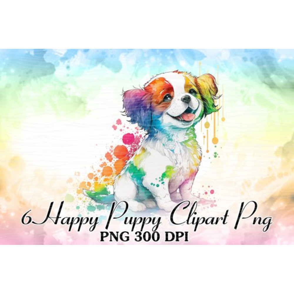 Rainbow-Happy-Puppy-Watercolor-Clipart-Graphics-59973882-5-580x387.jpg