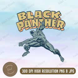 amazon essentials mens png,  marvel black panther comic pose png, png high quality, png, digital download