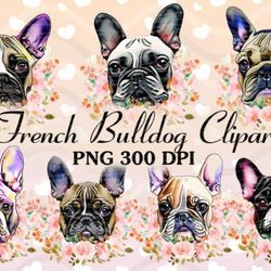 french bulldog sublimation clipart