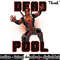 Marvel Deadpool All Hands Up Graphic png, sublimation .jpg