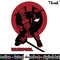 Marvel Deadpool Samurai Stance Graphic png, sublimation .jpg