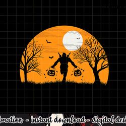 marvel deadpool trick-or-treat silhouette halloween