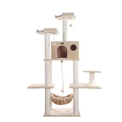 cat tree, 72" real wood cat tree, toys for cat