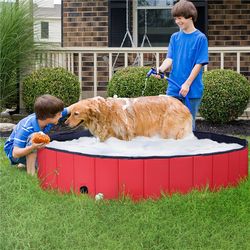pet pool and bathing tub, pet swimming pool pvc bathtub for dogs and cats