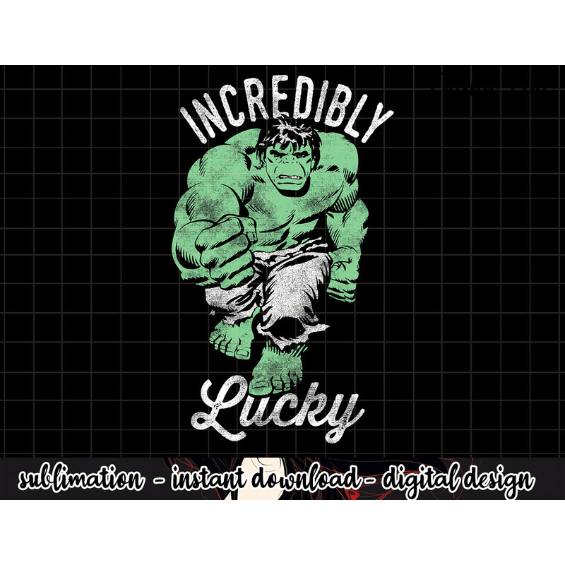 Marvel Hulk Incredibly Lucky Vintage St. Paddy s .jpg
