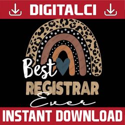 back to school boho rainbow, leopard registrar png file sublimation