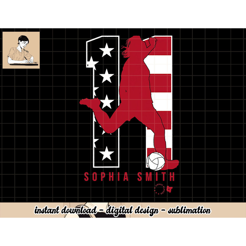 Sophia Smith 11 USWNT Players Association - USA Soccer png, sublimation.jpg