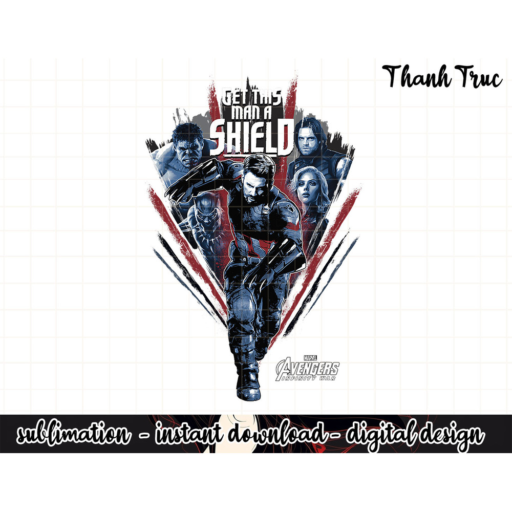 Marvel Infinity War Captain America Run Graphic png, sublimation .jpg