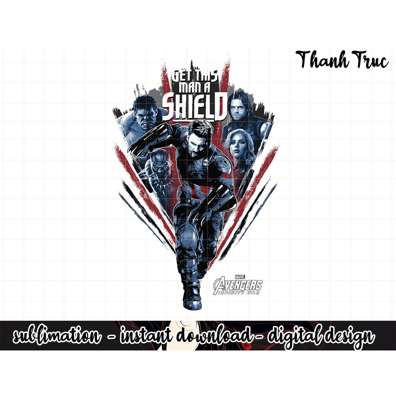 Marvel Infinity War Captain America Run Graphic png, sublimation .jpg