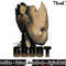 Marvel Infinity War Groot Big Head Profile Graphic png, sublimation .jpg