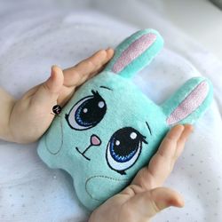 Bunny toy plush gift for baby, kawaii plush, rabbit toy, fluffy bunny, stuffed bunny, Birthday gift, little bunny doll