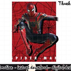 marvel infinity war spider-man web jump graphic png, sublimation