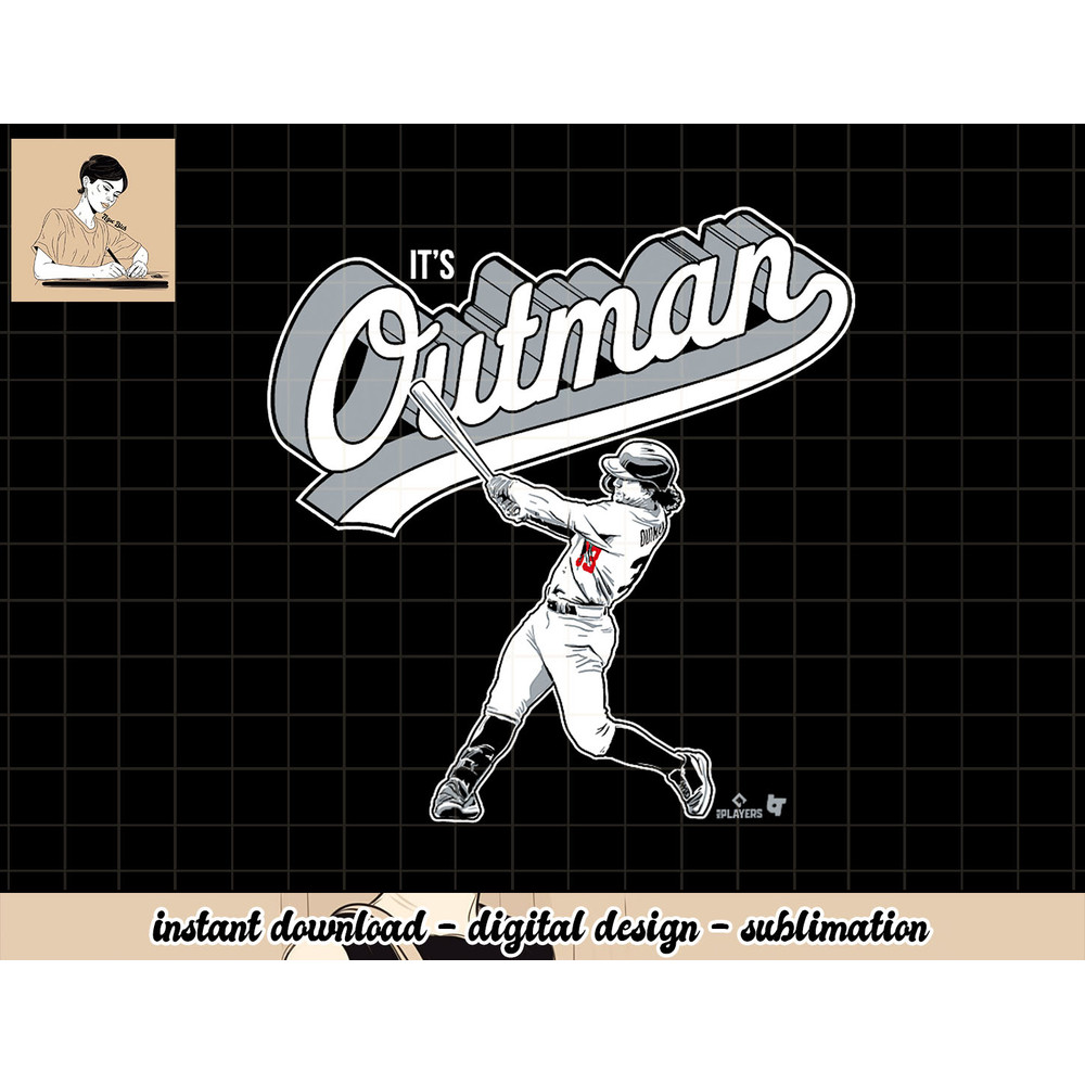 Super James Outman - Los Angeles Baseball png, sublimation.jpg