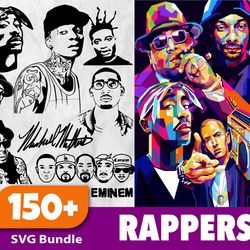 150 male rapper bundle, trending svg, rapper bundle svg