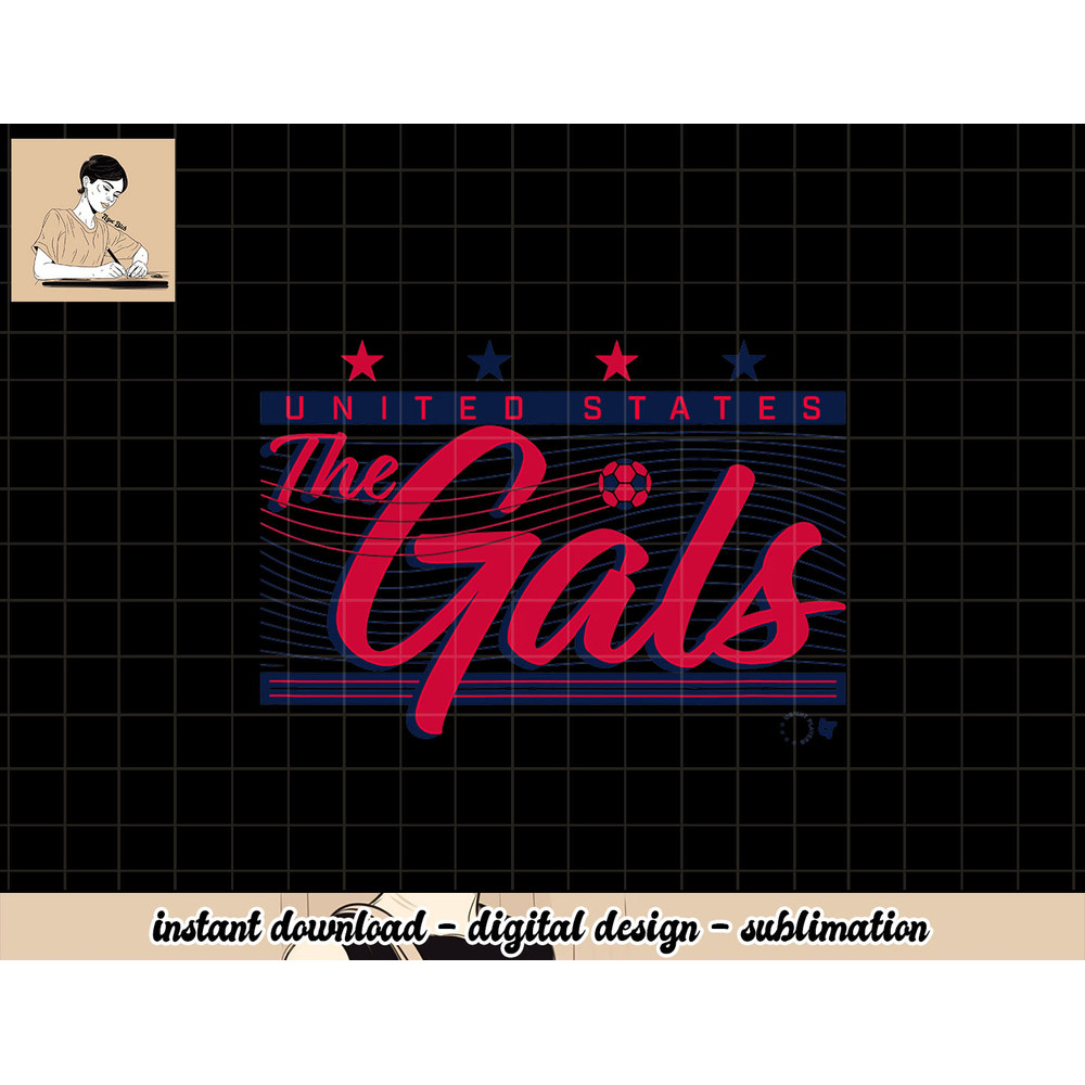 The Gals USWNT Players Association - USA Soccer png, sublimation.jpg