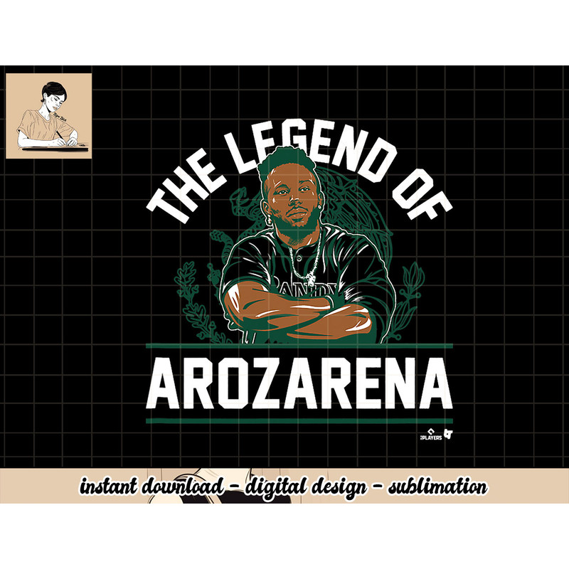 The Legend of Randy Arozarena - Mexico Baseball png, sublimation.jpg