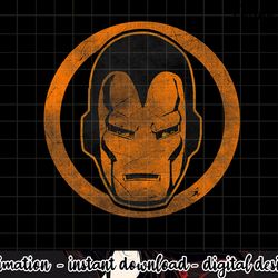 marvelmarvel jane foster mighty thor comic hero portrait iron man tonal orange face logo cut-out halloween