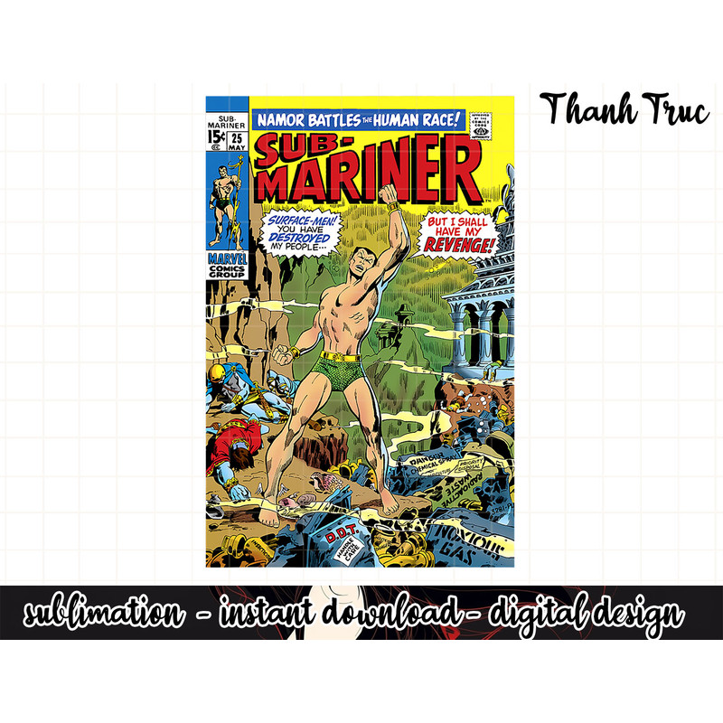 Marvel Namor Battles The Human Race Comic Cover .jpg