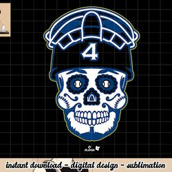 yadier molina sugar skull - st. louis baseball png, sublimation