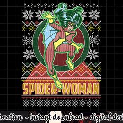 marvel spider-women ugly christmas sweater