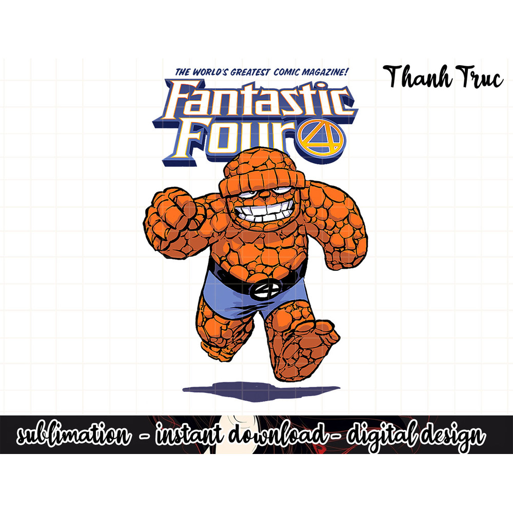 Marvel The Fantastic Four Kawaii The Thing .jpg