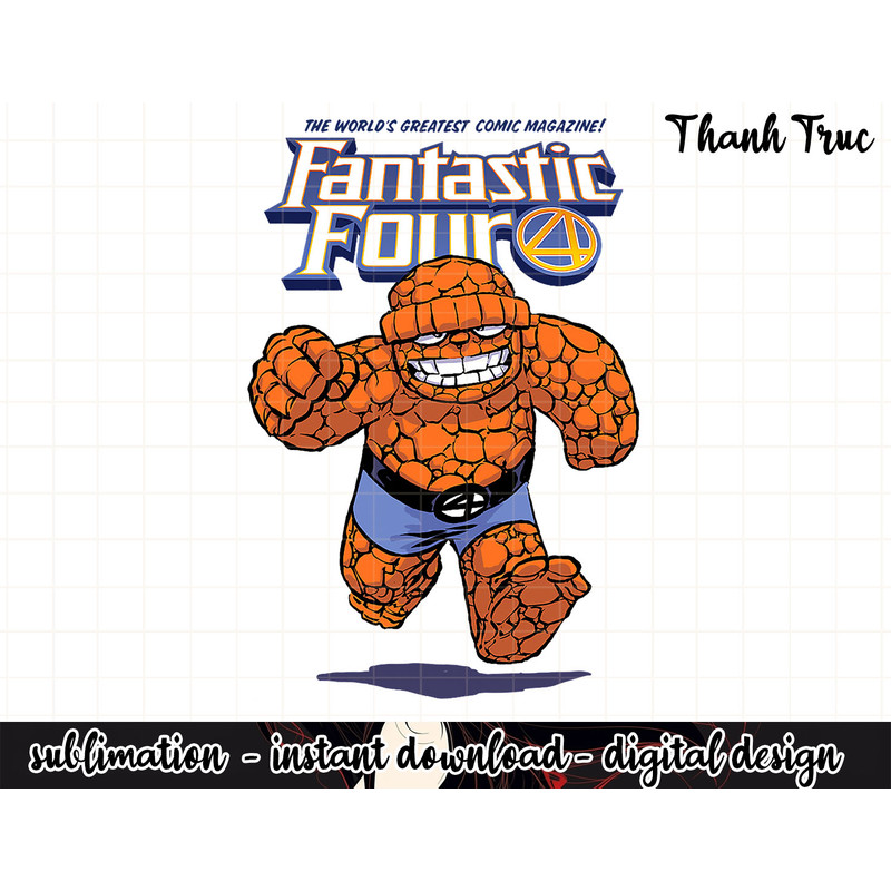 Marvel The Fantastic Four Kawaii The Thing .jpg