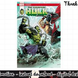 marvel the incredible hulk vs the mighty thor comic png, sublimation