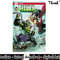 Marvel The Incredible Hulk vs The Mighty Thor Comic png, sublimation  .jpg