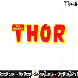 marvel the mighty thor title logo