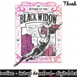 marvel the sting of the black widow comic cover