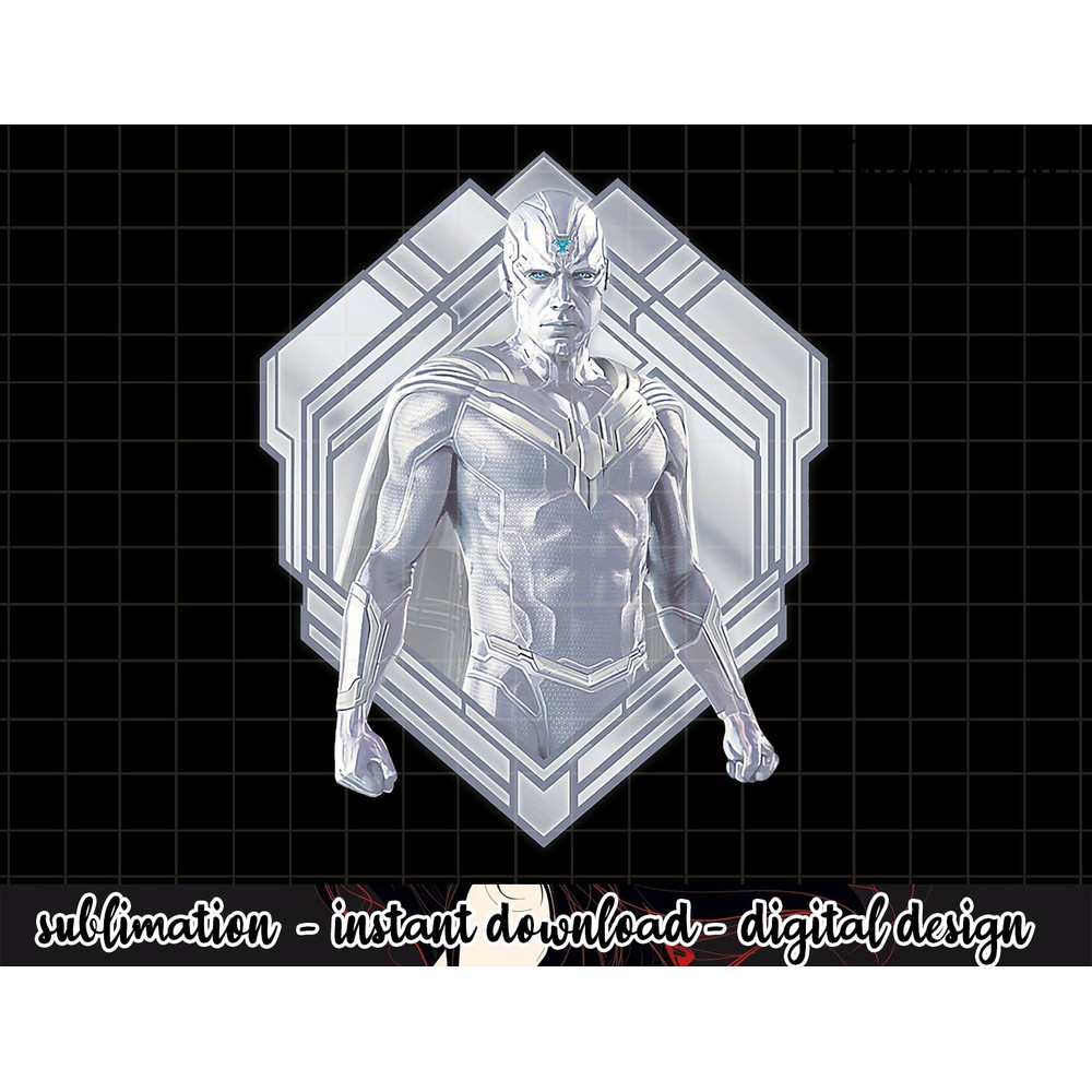 Marvel WandaVision The Vision White Appearance Geometric .jpg