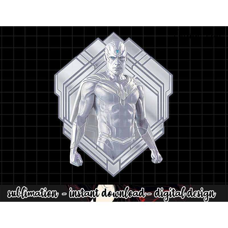 Marvel WandaVision The Vision White Appearance Geometric .jpg