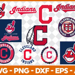 cleveland indians svg, mlb baseball svg, cleveland guardians svg