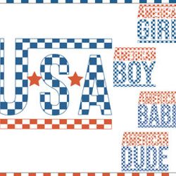 5 checkerd usa png bundle, checkered dude png, 4th of july png, checkered shirt png, american boy png, retro america png