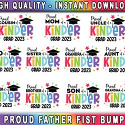custom family kinder grad, kindergarten svg, last day of school, end of school year, graduation shirt svg, 2023 graduati
