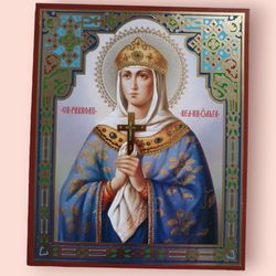 Saint Olga of Kiev icon | Orthodox gift | free shipping from the Orthodox store