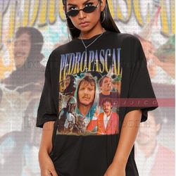 pedro pascal shirt, actor pedro pascal shirt retro, javier pena, narco pedro pascal fans gift, pedro pascal tribute cele
