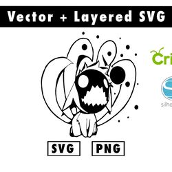 kyubey svg and png files for cricut machine , anime svg , manga svg , goku svg