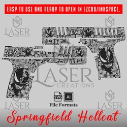sm laser creations springfield hellcat venom design