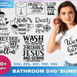 200 designs bathroom svg bundle, bathroom svg