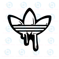 adidas logo dripping svg