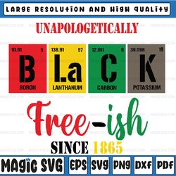 free-ish since 1865 svg, unapologetically black png, juneteenth svg, black free-ish since 1865 svg, sublimation design