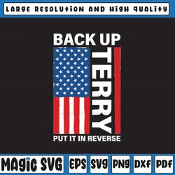 back up terry svg, american flag usa svg, 4th of july sunglasses gift svg cut file, digital download