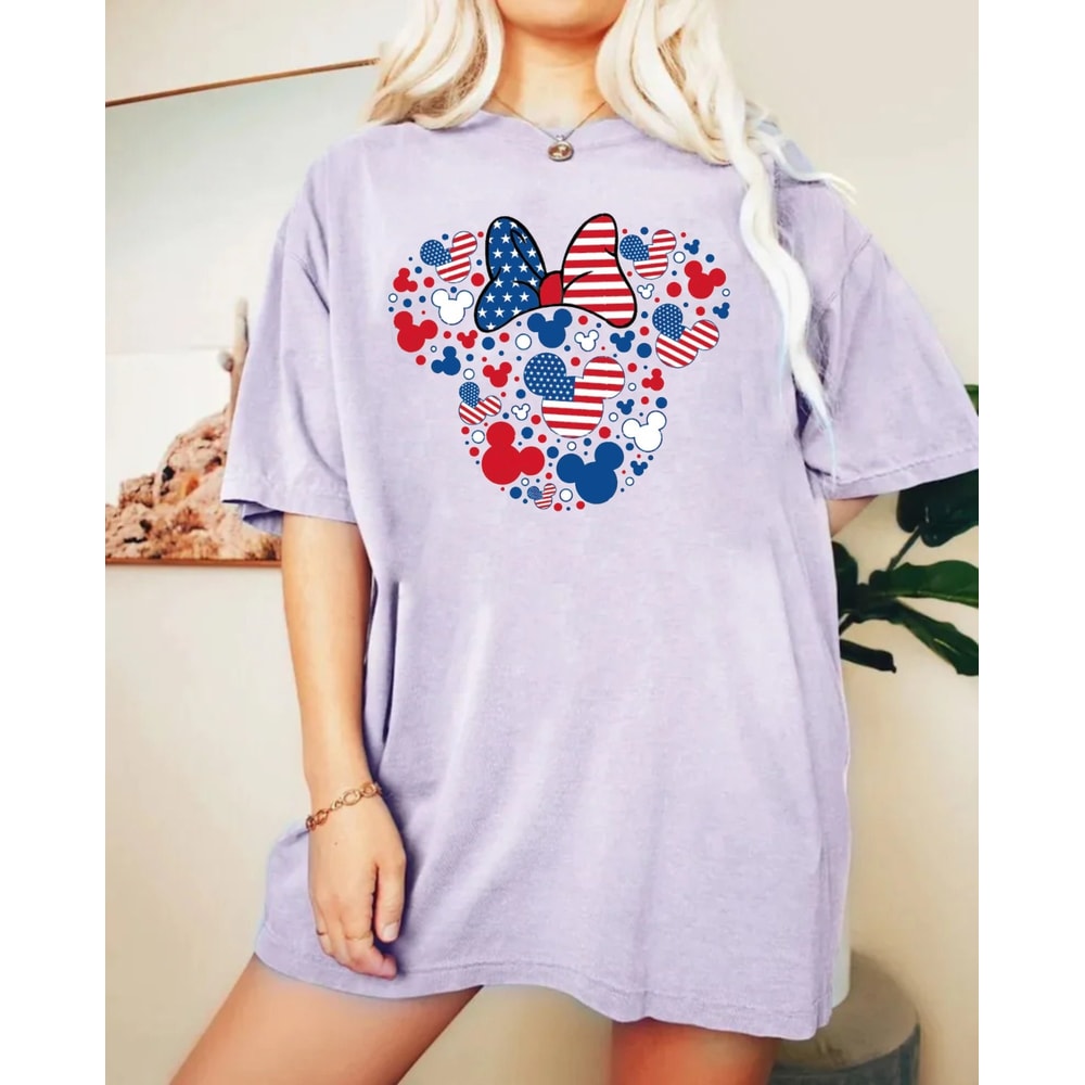 4th Of July Mickey Minnie Ears Comfort Colors® Shirt, Patriotic Mouse Shirt, Retro Disney Couple Shirt, Disney Independence Day Shirt - 4.jpg
