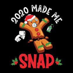 made me snap design, gingerbread png, christmas png, christmas party, social distancing svg, silhouette svg fies