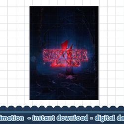 netflix stranger things 4 logo poster png,digital print