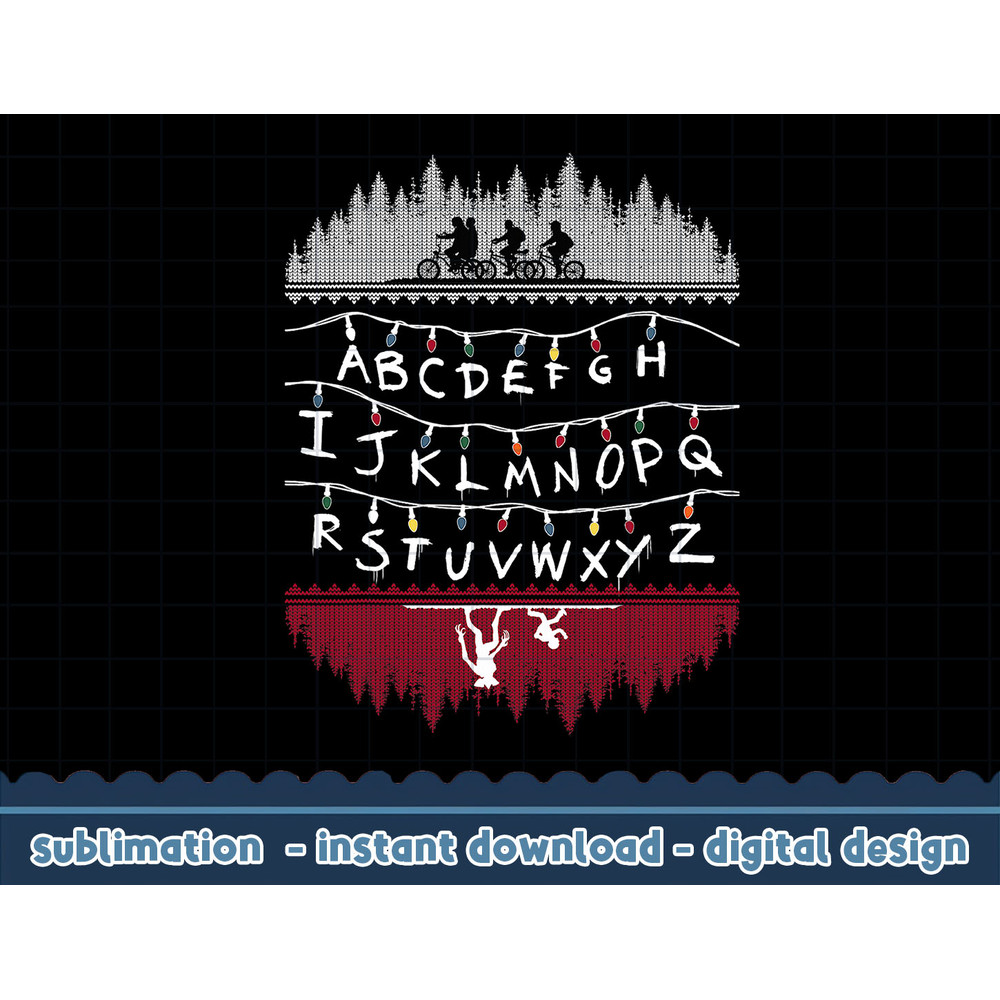 Netflix Stranger Things Alphabet Lights png,digital print.jpg