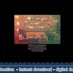 netflix stranger things christmas lights portrait png,digital print