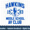 Netflix Stranger Things Hawkins Middle School AV Club 1983 png,digital print.jpg
